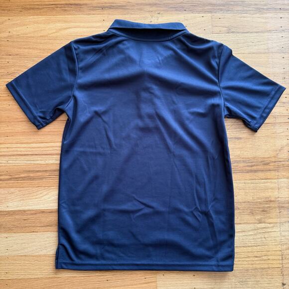 Real Essentials Boys Short Sleeve Polo Shirt Size L School Uniform Stretch - Picture 8 of 10